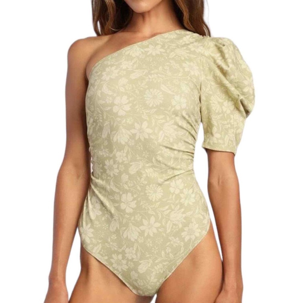 Free People Something ‘Bout You Bodysuit in Cactus Combo
